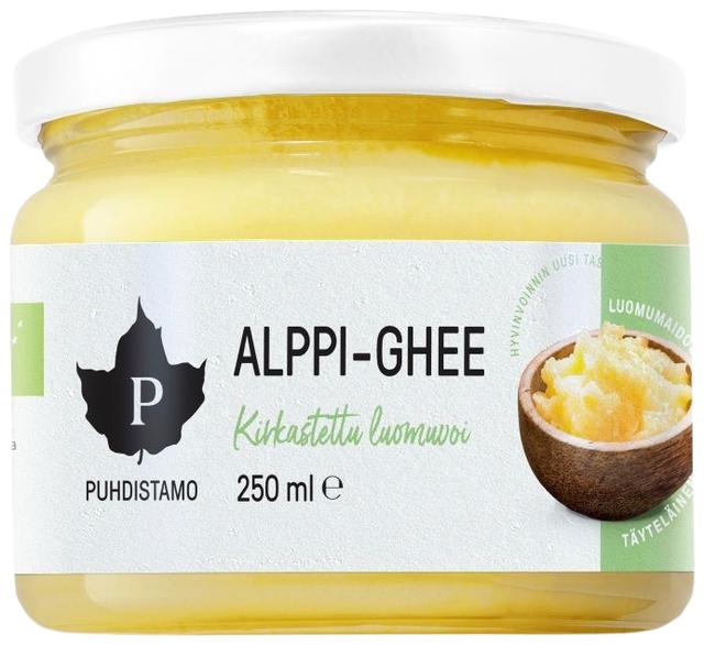 Puhdistamo Luomu Alppi-Ghee 250 g