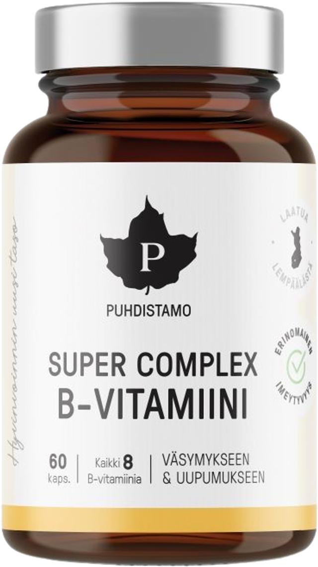 Puhdistamo Super Complex B-vitamiini 60 kapselia