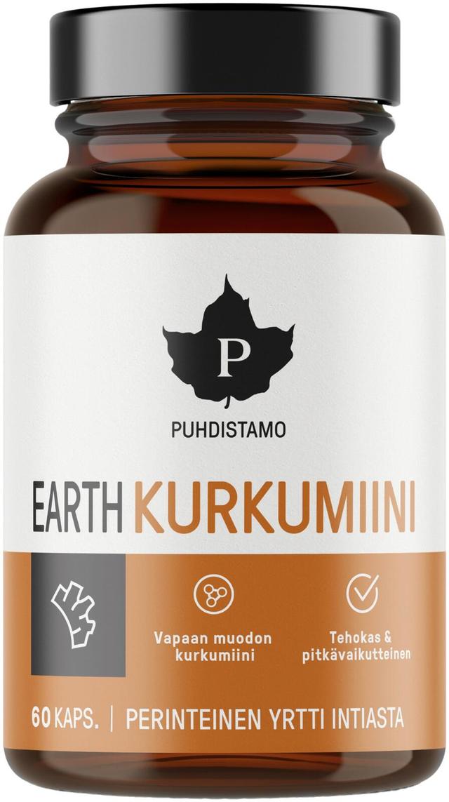 Puhdistamo Earth Kurkumiini 60 kaps.