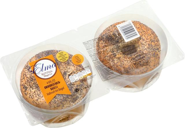Elma natural bagels Unikonsiemen