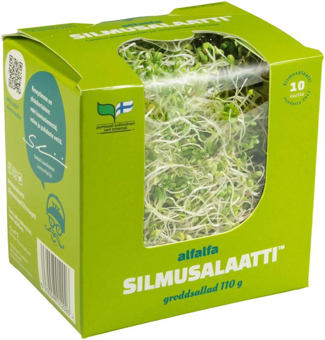 Luomu Alfalfa Silmusalaatti 110g