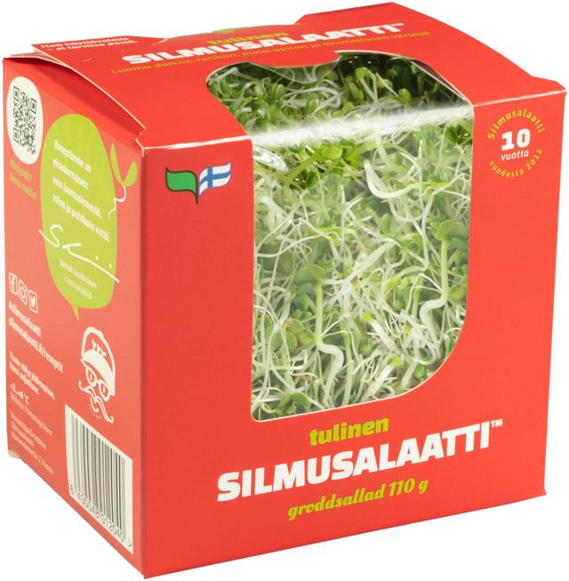 Luomu Tulinen Silmusalaatti 110g