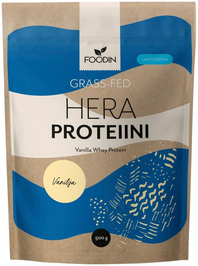 Foodin Grass-fed Heraproteiini vanilja 500g