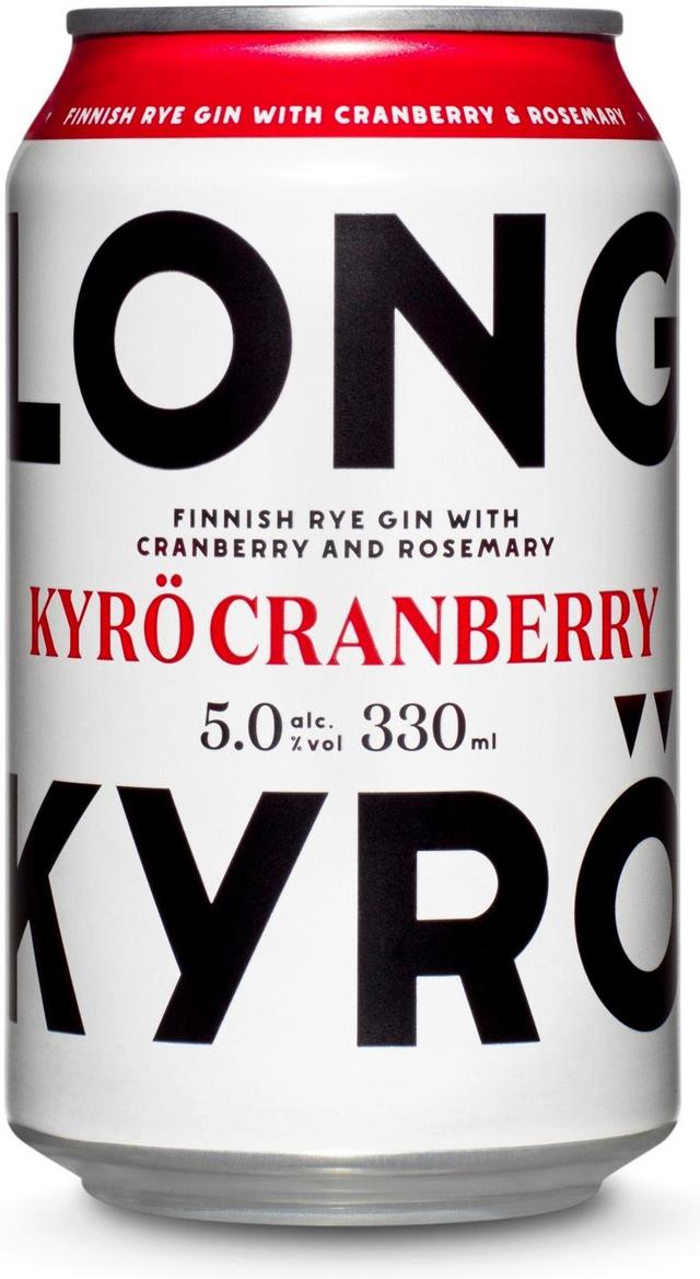 Kyrö Cranberry Long Drink 5 % 0,33L TLK