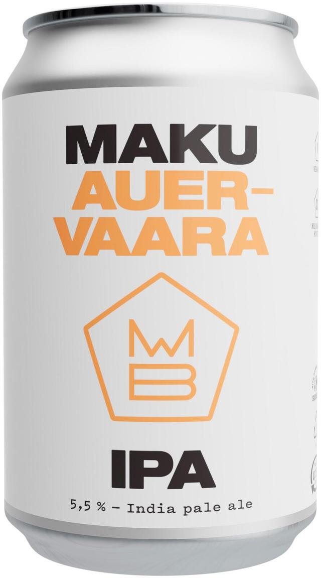 Maku Brewing 5,5% 0.33l Auervaara IPA olut tlk