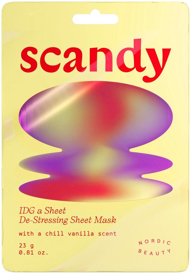 Scandy IDG a Sheet De-Stressing Sheet Mask kasvonaamio 1 kpl