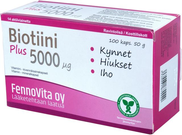 Fennovita 50g Ravintolisä Biotiini Plus