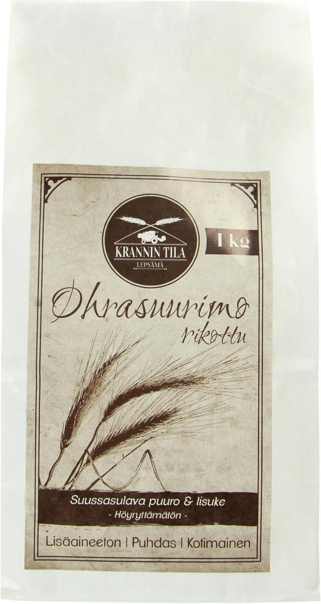 Krannin Tila 1kg ohrasuurimo rikottu