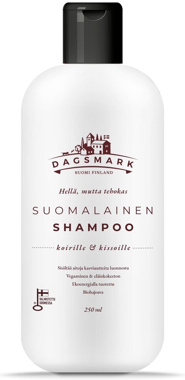 Dagsmark suomalainen shampoo kissoille ja koirille 250 ml