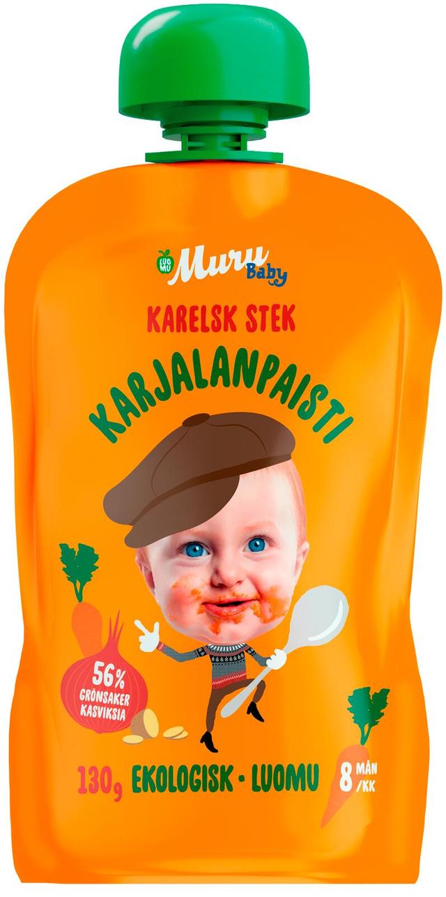 Muru Baby Karjalanpaisti alkaen 8 kk luomulastenateria 130 g