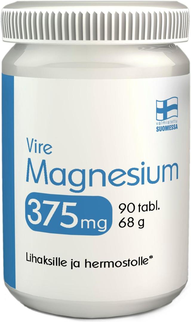 Vire Magnesium 375 mg 90 tablettia / 68 g