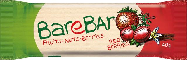 Leader Barebar marja-taatelipatukka Red berries 40 g