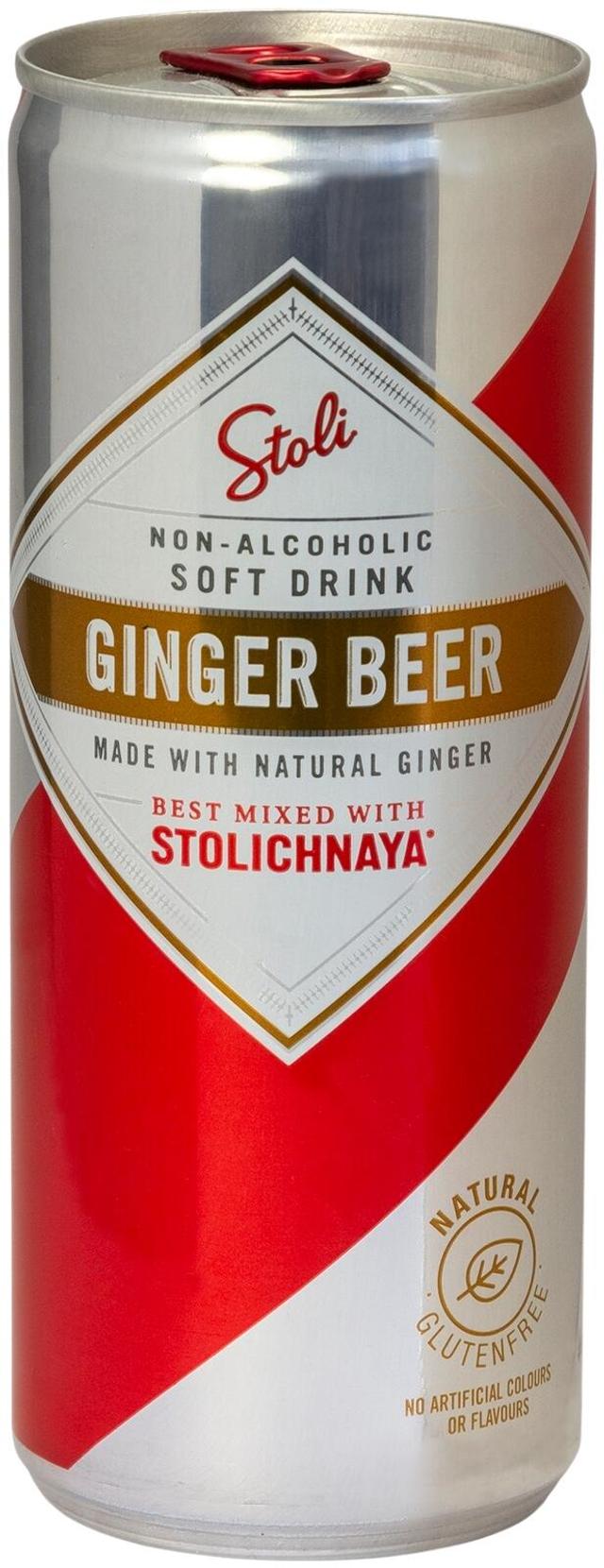 Stoli Ginger Beer Inkivääri virvoitusjuoma 0,0% 0,25 l tlk