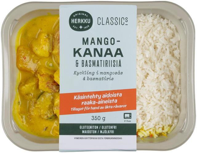 Herkku Classics Mangokanaa & basmatiriisiä 350g