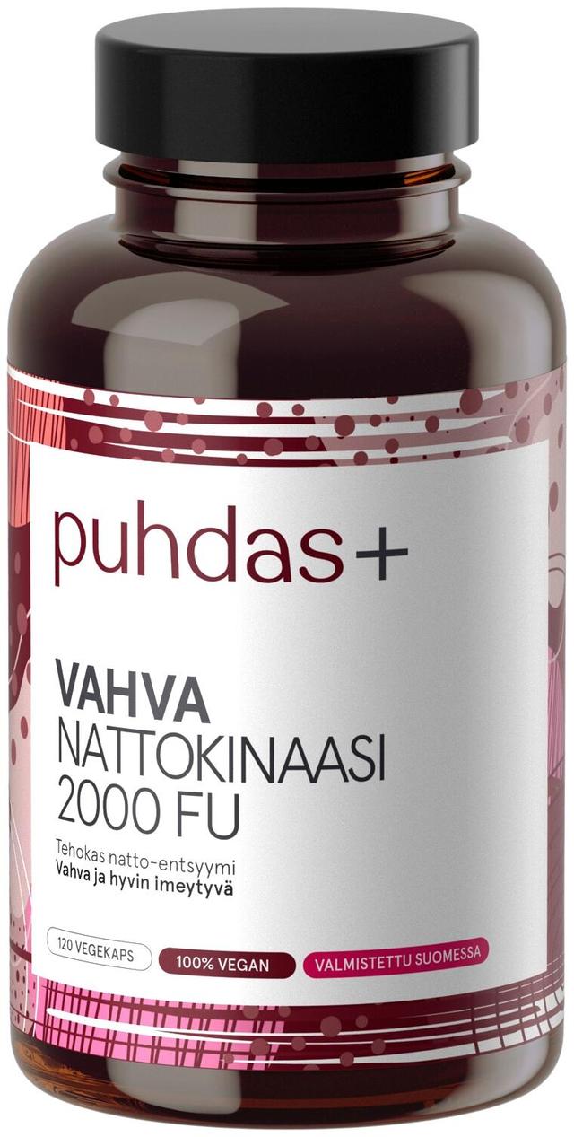 Puhdas+ Vahva Nattokinaasi 2000 FU 120 kaps