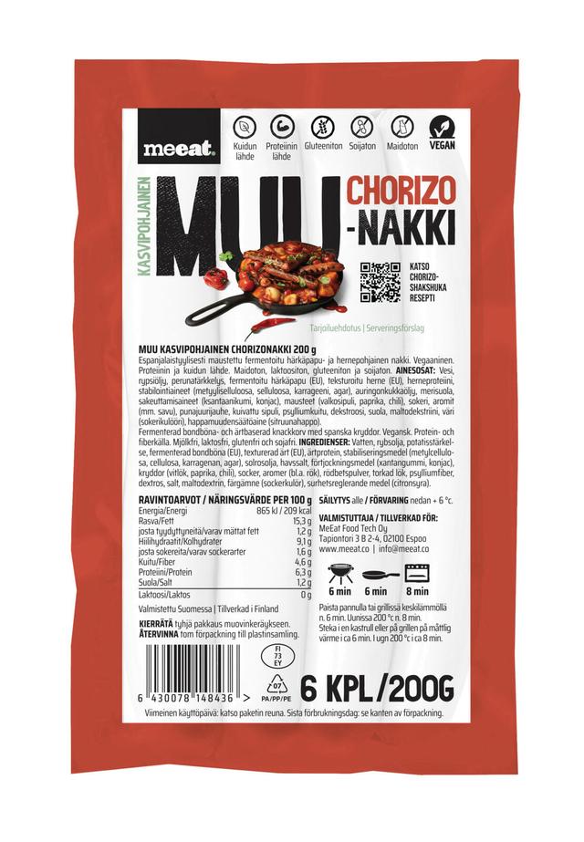 MUU Kasvipohjainen Chorizonakki 200g