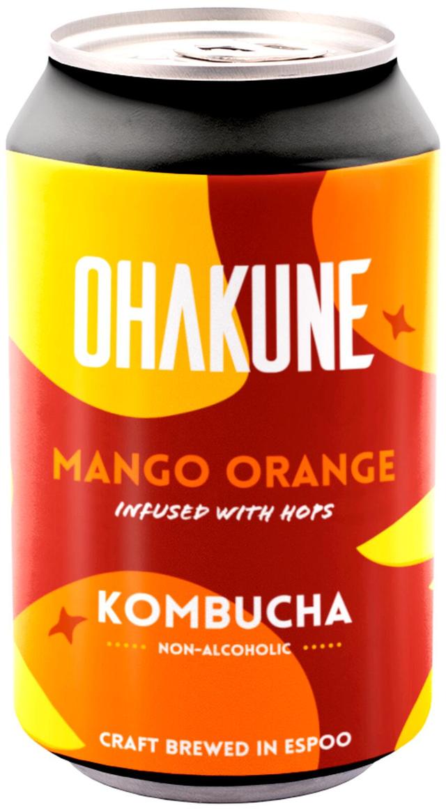 Ohakune Kombucha Mango teejuoma, 330ml