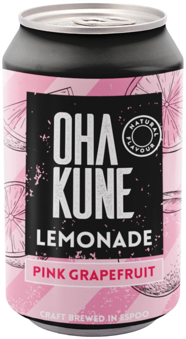 Ohakune Lemonade Pink Grapefruit 330ml tlk