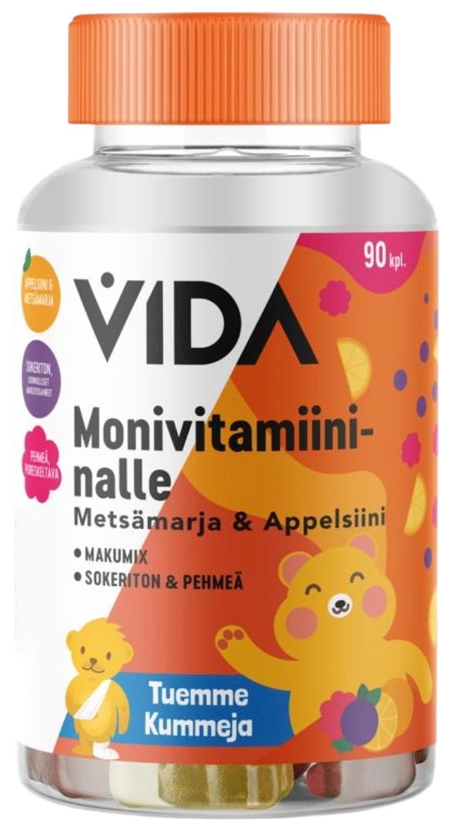 Vida Monivitamiininalle metsämarja & appelsiini 90 kpl / 180 g