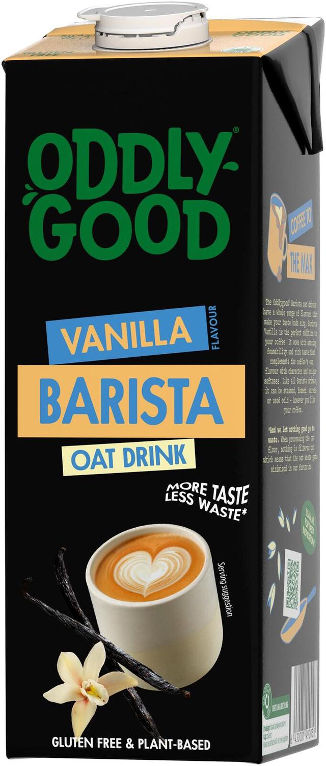 Oddlygood® Barista kaurajuoma 1 l vanilja UHT gluteeniton