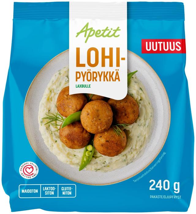 Apetit Lohipyörykkä kypsä pakaste 240g