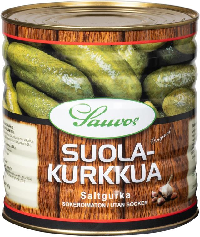 Sauvon 2,9/1,6 kg Suolakurkkua