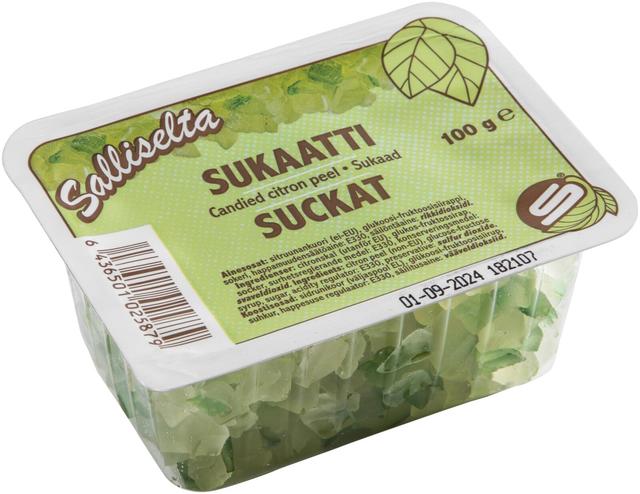 Salliselta sukaatti 100g