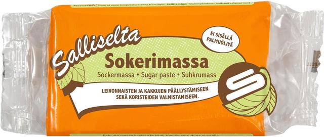 Salliselta Sokerimassa oranssi 250g