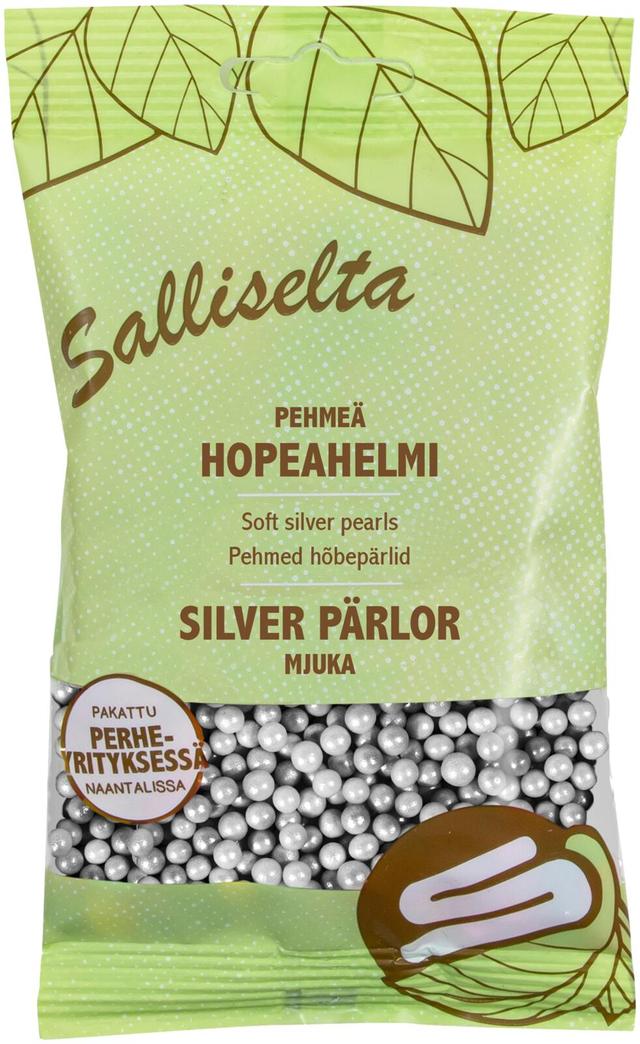 Salliselta Pehmeät hopeahelmet 80g