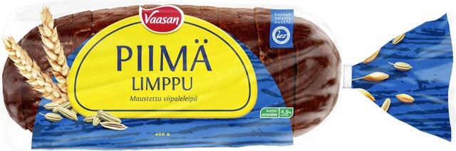 Vaasan Piimälimppu 400 g maustettu viipalesekaleipä