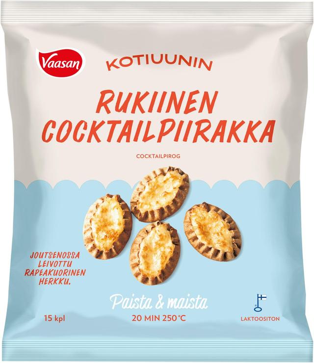 Vaasan Kotiuunin Cocktailpiirakka 15x45g