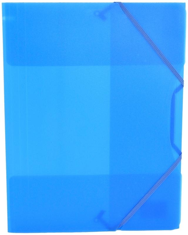 Kulmalukkokansio A4 PP sininen huurre