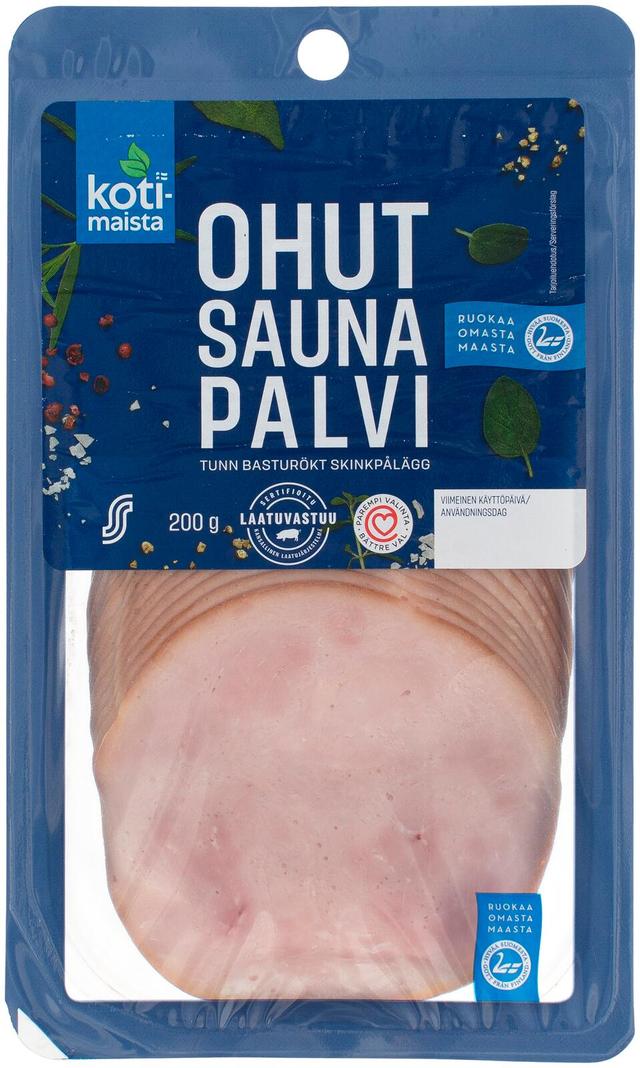 Kotimaista Ohut Saunapalvi 200g