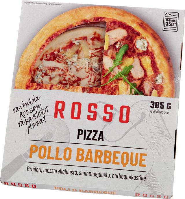 Rosso pizza Pollo Barbeque 385 g