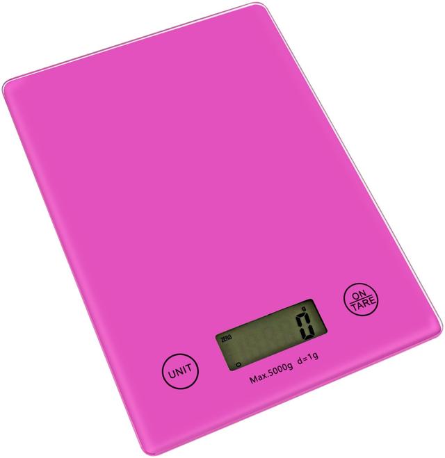 House elektroninen keittiövaaka pinkki
