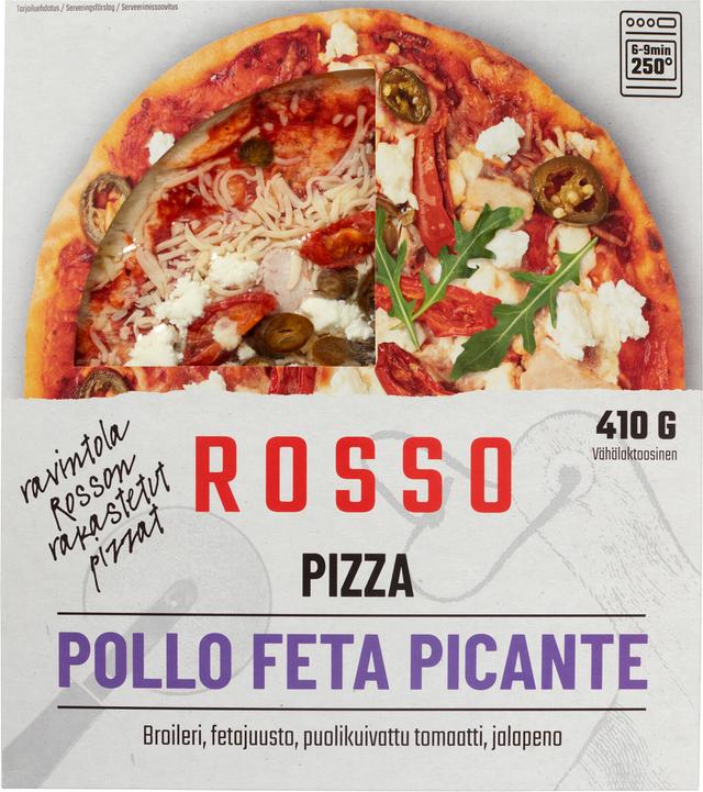 Rosso Pizza Pollo Feta Picante 410g