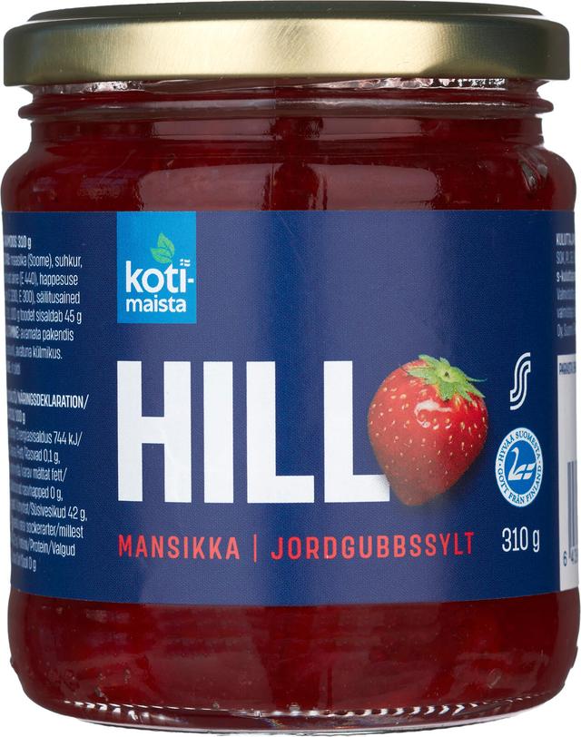 Kotimaista mansikkahillo 310 g