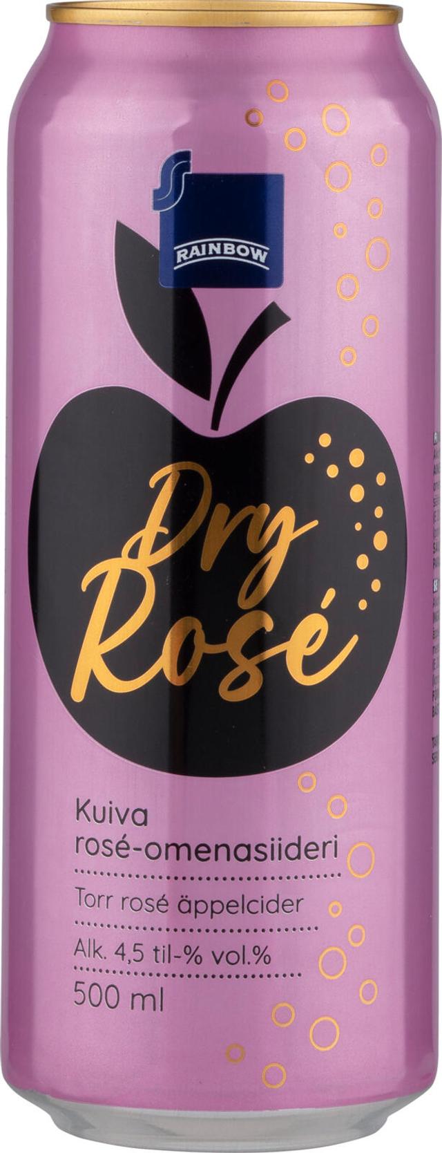 Rainbow Dry Rosé 4,5% 500ml kuiva rosé-omenasiideri