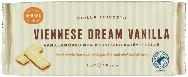 Herkku Viennese dream vanilla keksi 150 g