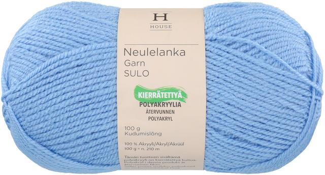 House neulelanka akryyli Sulo 100 g Hydrangea Light Blue 271