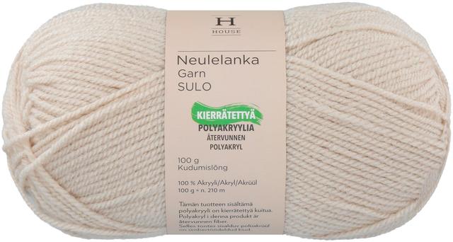 House neulelanka akryyli Sulo 100 g Sand Beige 6383