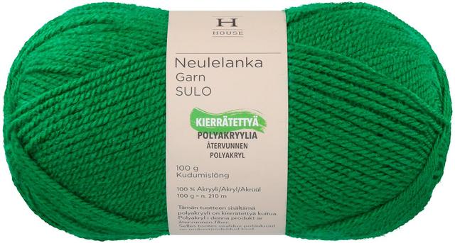 House neulelanka akryyli Sulo 100 g Green 6630