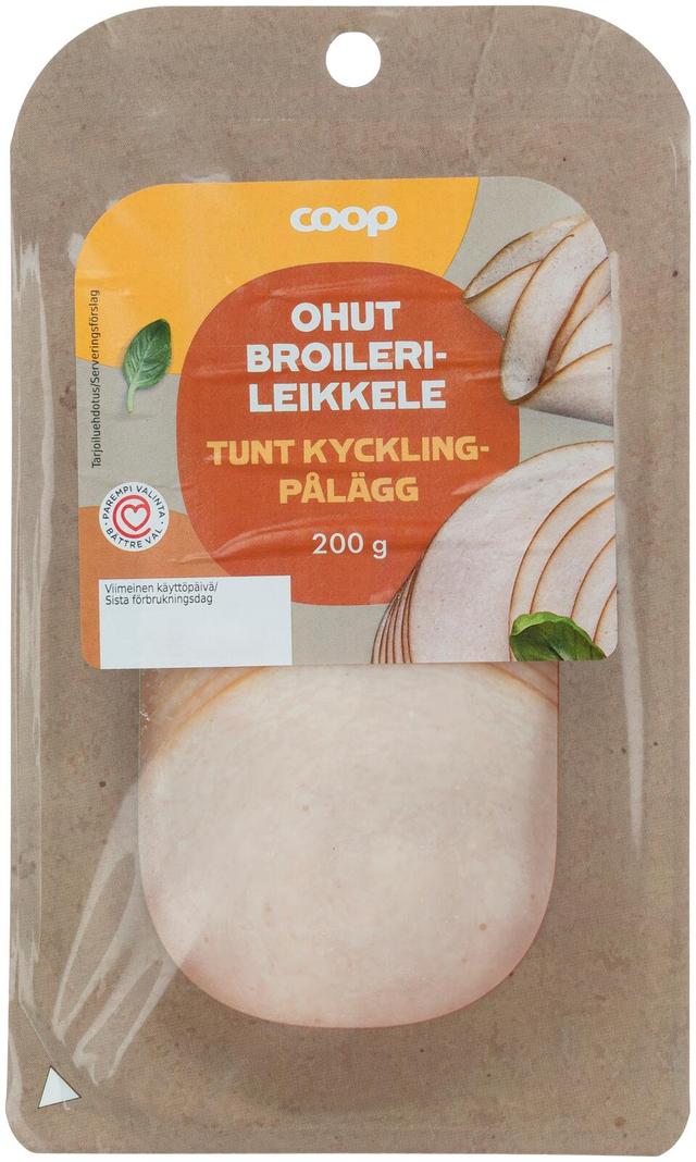 Coop ohut broilerileikkele 200 g