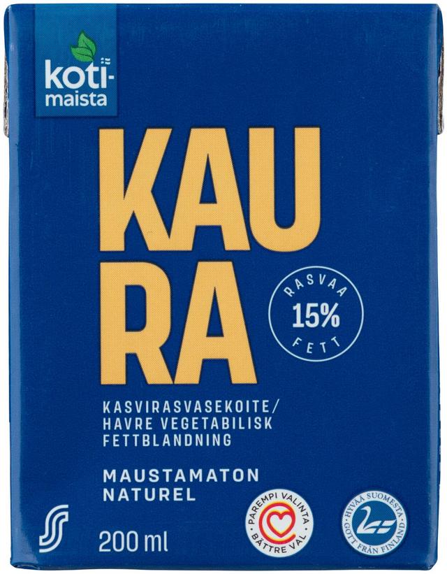 Kotimaista Kaurakasvisrasvasekoite 15%