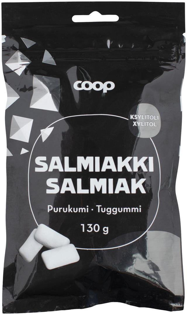 Coop ksylitolipurukumi salmiakki 130 g