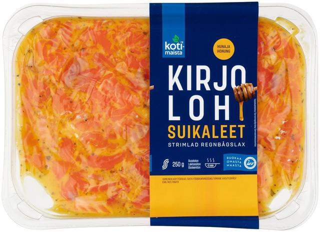 Kotimaista kirjolohisuikale hunaja 250 g