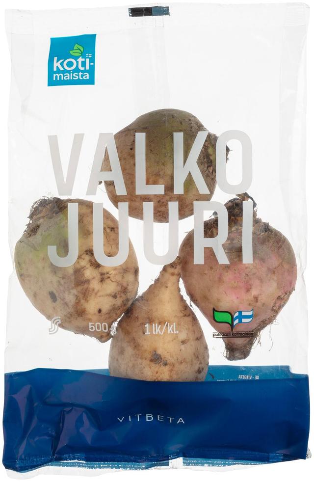 Kotimaista valkojuuri 500 g