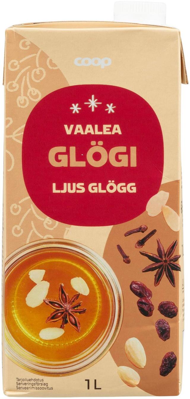 Coop vaalea glögijuoma 1 l