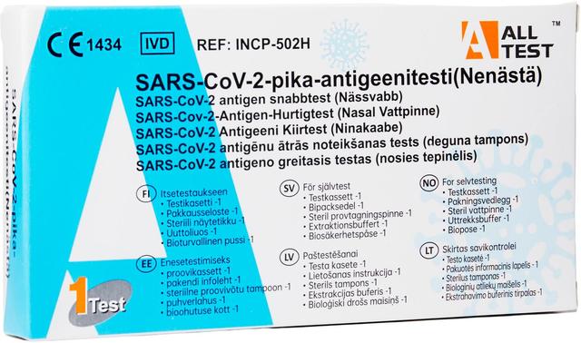 SARS-CoV-2 Pika Antigeenitesti (Nenästä) 1kpl RAJOITETTU OSTOMÄÄRÄ