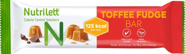 Nutrilett Toffee Fudge maitosuklaa-karamellipatukka 40g